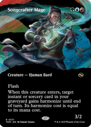 Songcrafter Mage (Borderless) (TDM-371) (Foil)