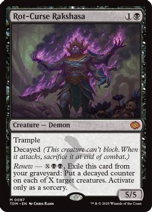 Rot-Curse Rakshasa (TDM-087) (Foil)