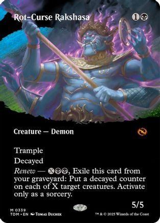 Rot-Curse Rakshasa (Borderless) (TDM-339) (Foil)