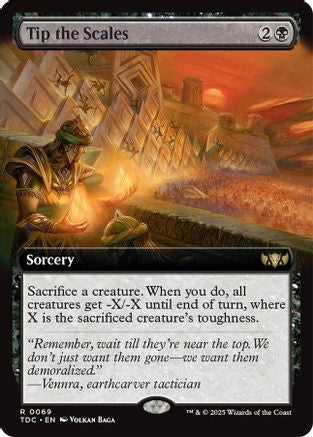 Tip the Scales (Extended Art) (TDC-069)