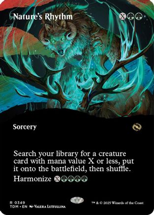 Nature's Rhythm (Borderless) (TDM-349) (Foil)