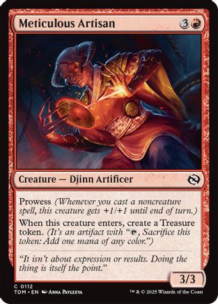 Meticulous Artisan (TDM-112) (Foil)
