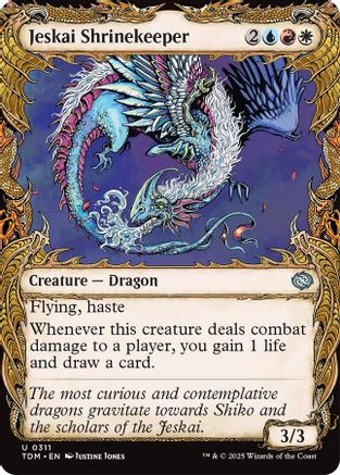 Jeskai Shrinekeeper (Showcase) (TDM-311) (Foil)
