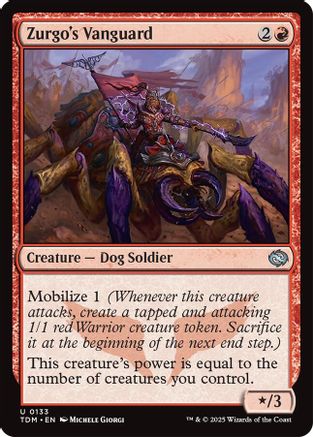 Zurgo's Vanguard (TDM-133) (Foil)