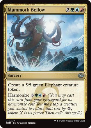 Mammoth Bellow (TDM-205) (Foil)