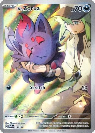 N's Zorua (SVP-189) (Holofoil)