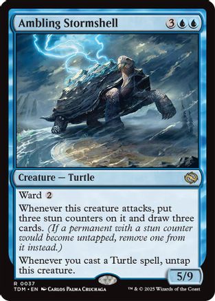 Ambling Stormshell (TDM-037) (Foil)