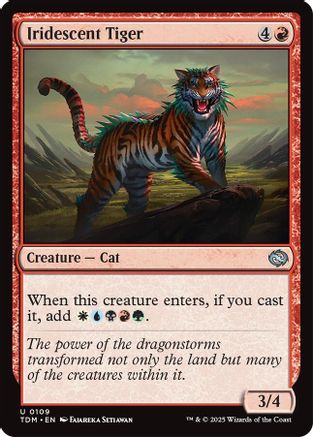 Iridescent Tiger (TDM-109) (Foil)