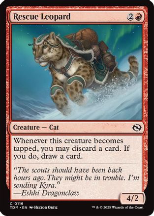Rescue Leopard (TDM-116) (Foil)