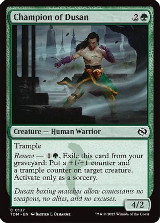 Champion of Dusan (TDM-137) (Foil)