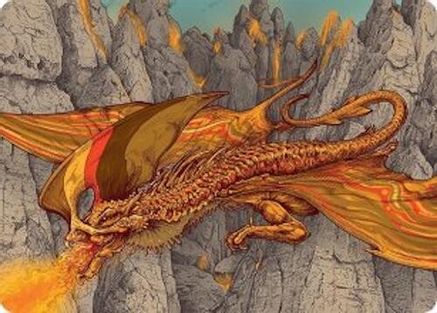 Magmatic Hellkite Art Card (34/54) (AATDM-034)