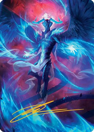 Ugin, Eye of the Storms Art Card (48/54) (Gold-Stamped Signature) (AATDM-048)