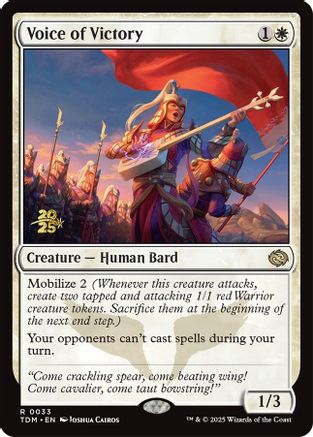Voice of Victory (PRE-033) (Foil)