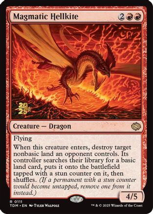 Magmatic Hellkite (PRE-111) (Foil)