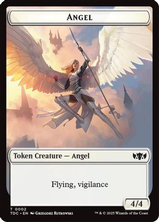 Angel // Spirit Double-Sided Token (TDC-2 // 6)
