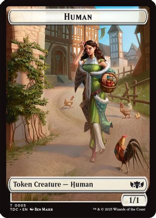 Human // Rat Double-Sided Token (TDC-5 // 9)
