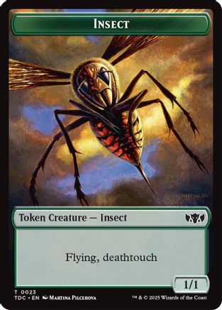 Insect (0023) // Wall Double-Sided Token (TDC-23 // 7)