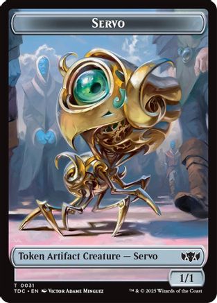 Servo // Warrior Double-Sided Token (TDC-31 // 13)