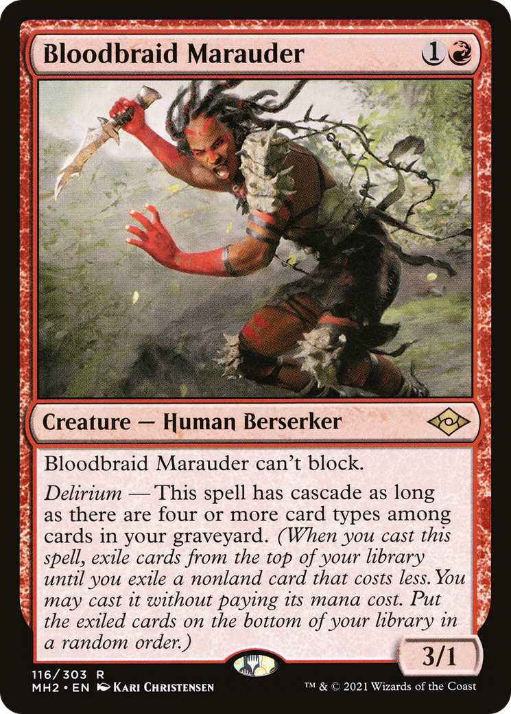 Bloodbraid Marauder (MH2-116) (Foil)