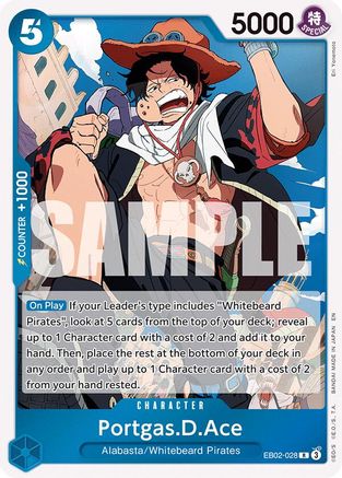 Portgas.D.Ace (EB02-028) (Foil)