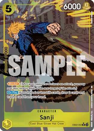 Sanji (Alternate Art) (EB02-054) (Foil)