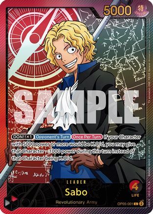 Sabo (SPR) (OP05-001) (Foil)