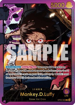 Monkey.D.Luffy (SPR) (OP05-060) (Foil)