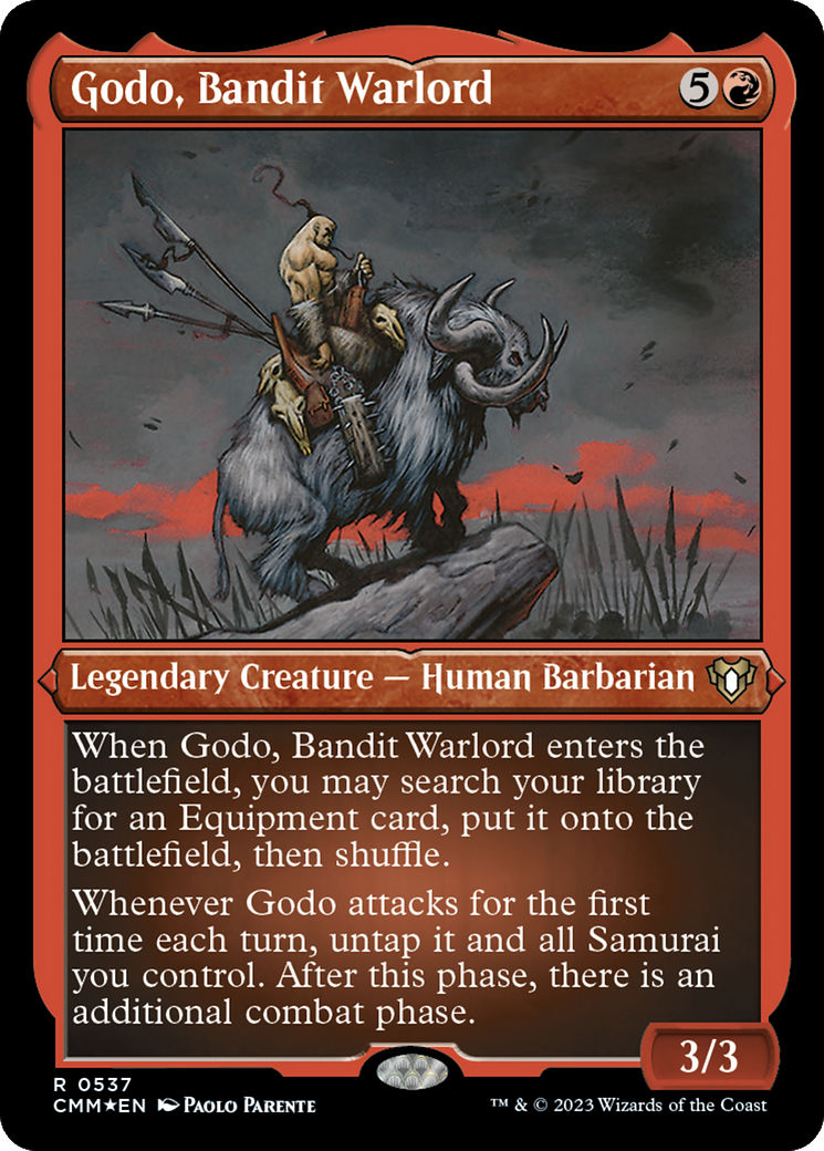 Godo, Bandit Warlord (CMM-537) (Etched Foil)