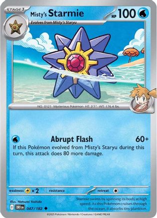 Misty's Starmie (DRI-047) (Reverse Holofoil)