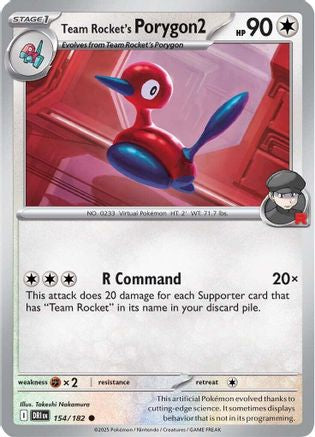Team Rocket's Porygon2 (DRI-154) (Reverse Holofoil)