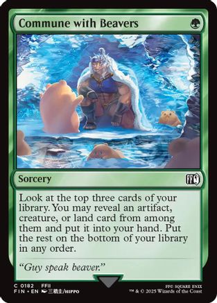 Commune with Beavers (FIN-182) (Foil)