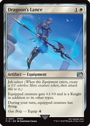 Dragoon's Lance (FIN-017) (Foil)