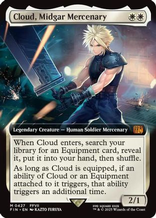 Cloud, Midgar Mercenary (FIN-427) (Extended Art) (Foil)
