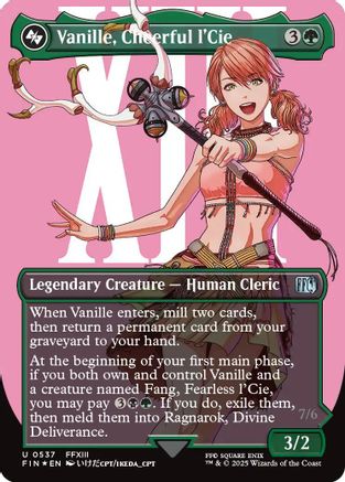 Vanille, Cheerful l'Cie (FIN-537) (Borderless) (Surge Foil)