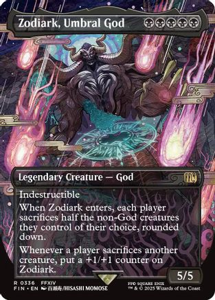 Zodiark, Umbral God (FIN-336) (Borderless) (Foil)
