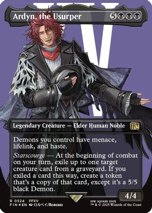 Ardyn, the Usurper (FIN-524) (Borderless) (Surge Foil)