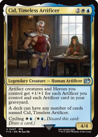 Cid, Timeless Artificer (FIN-407) (Foil)
