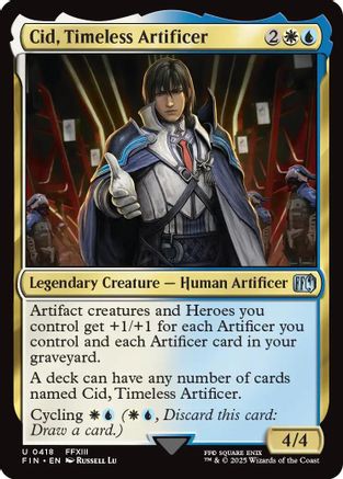 Cid, Timeless Artificer (FIN-418) (Foil)