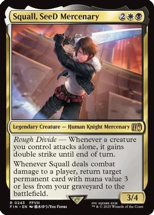 Squall, SeeD Mercenary (FIN-243) (Foil)