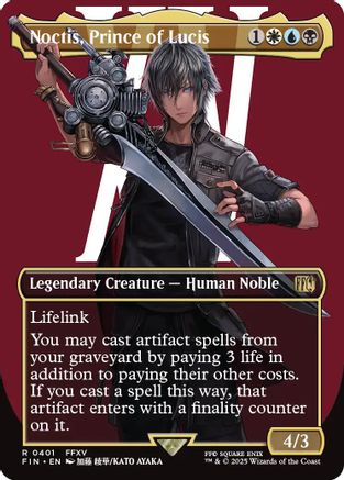 Noctis, Prince of Lucis (FIN-401) (Borderless) (Foil)