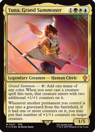Yuna, Grand Summoner (Surge Foil) (FIC-227)