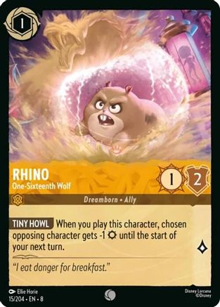 Rhino - One-Sixteenth Wolf (8-015) (Cold Foil)
