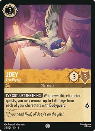 Joey - Blue Pigeon (8-036) (Cold Foil)