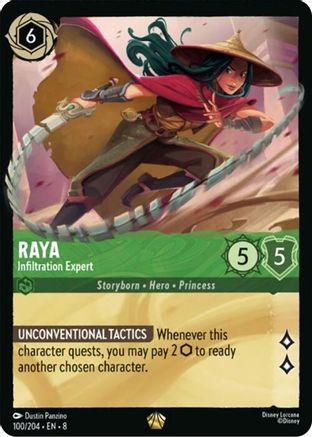 Raya - Infiltration Expert (8-100)