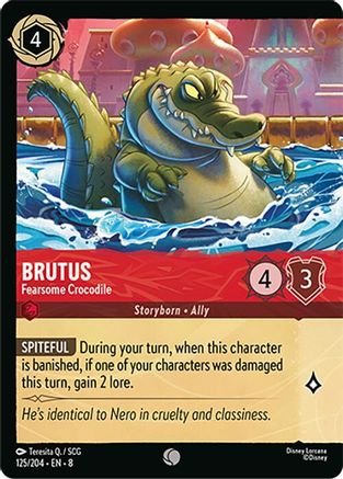 Brutus - Fearsome Crocodile (8-125) (Cold Foil)