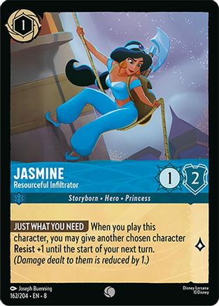 Jasmine - Resourceful Infiltrator (8-162) (Cold Foil)