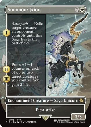 Summon: Ixion (Borderless) (FIC-195) (Foil)
