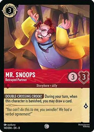 Mr. Snoops - Betrayed Partner (8-143) (Cold Foil)
