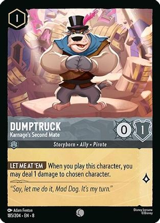 Dumptruck - Karage's Second Mate (8-185)