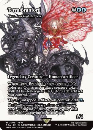 Terra Branford / Urza, Lord High Artificer (FCA-005) (Borderless) (Foil)